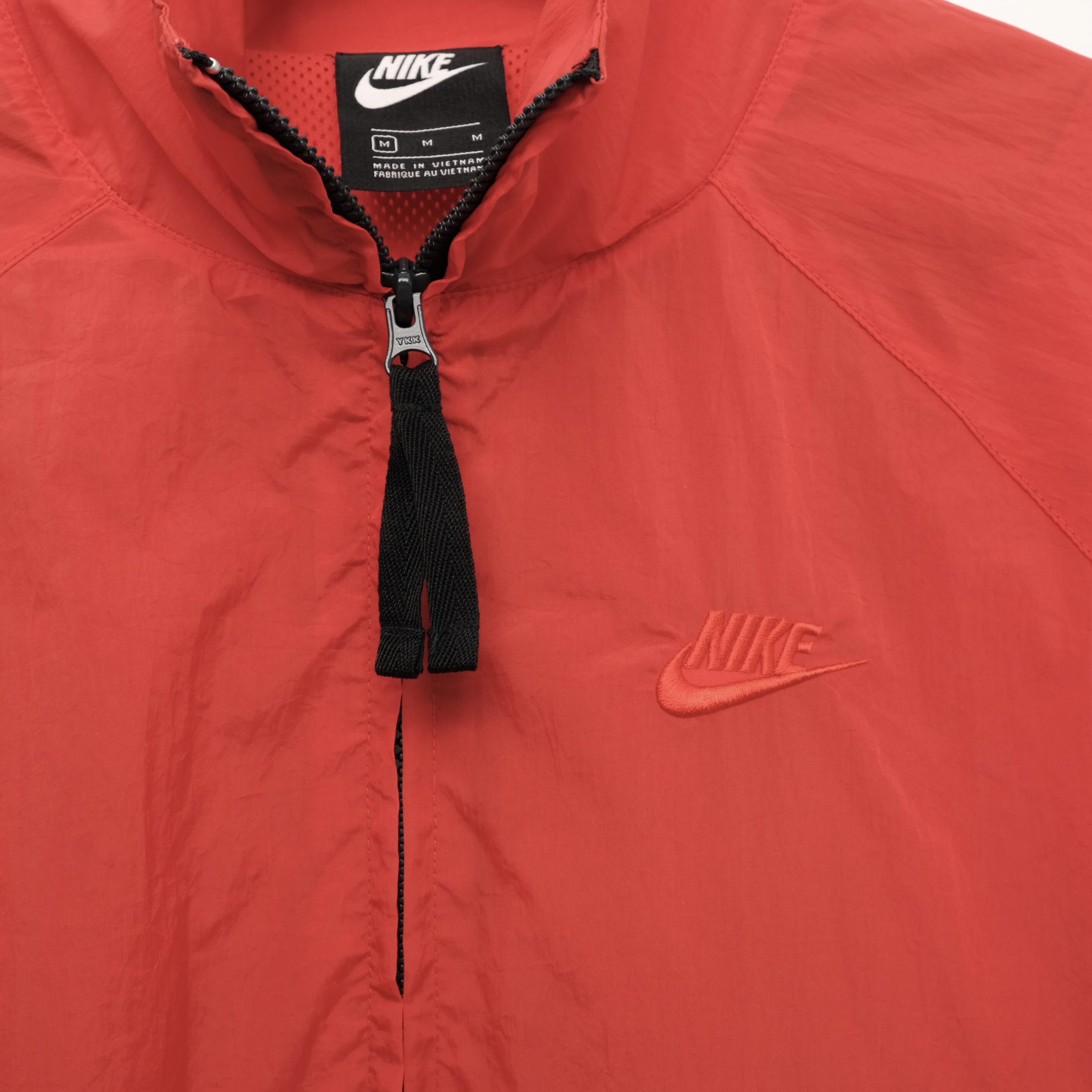 Áo Khoác Gió Unisex Cho Nam Nữ Nike Sportswear Big Swoosh Woven Jacket - Đỏ/Trắng
