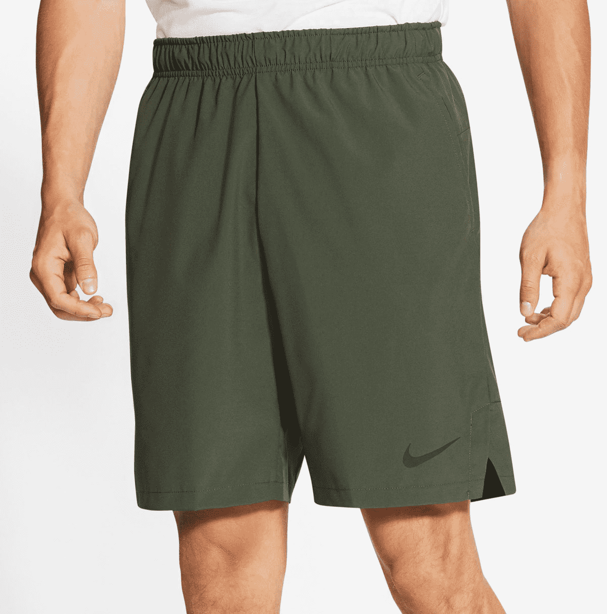 Quần Short Thể Thao Nike Flex Woven Training Xanh Rêu - CU4945 337