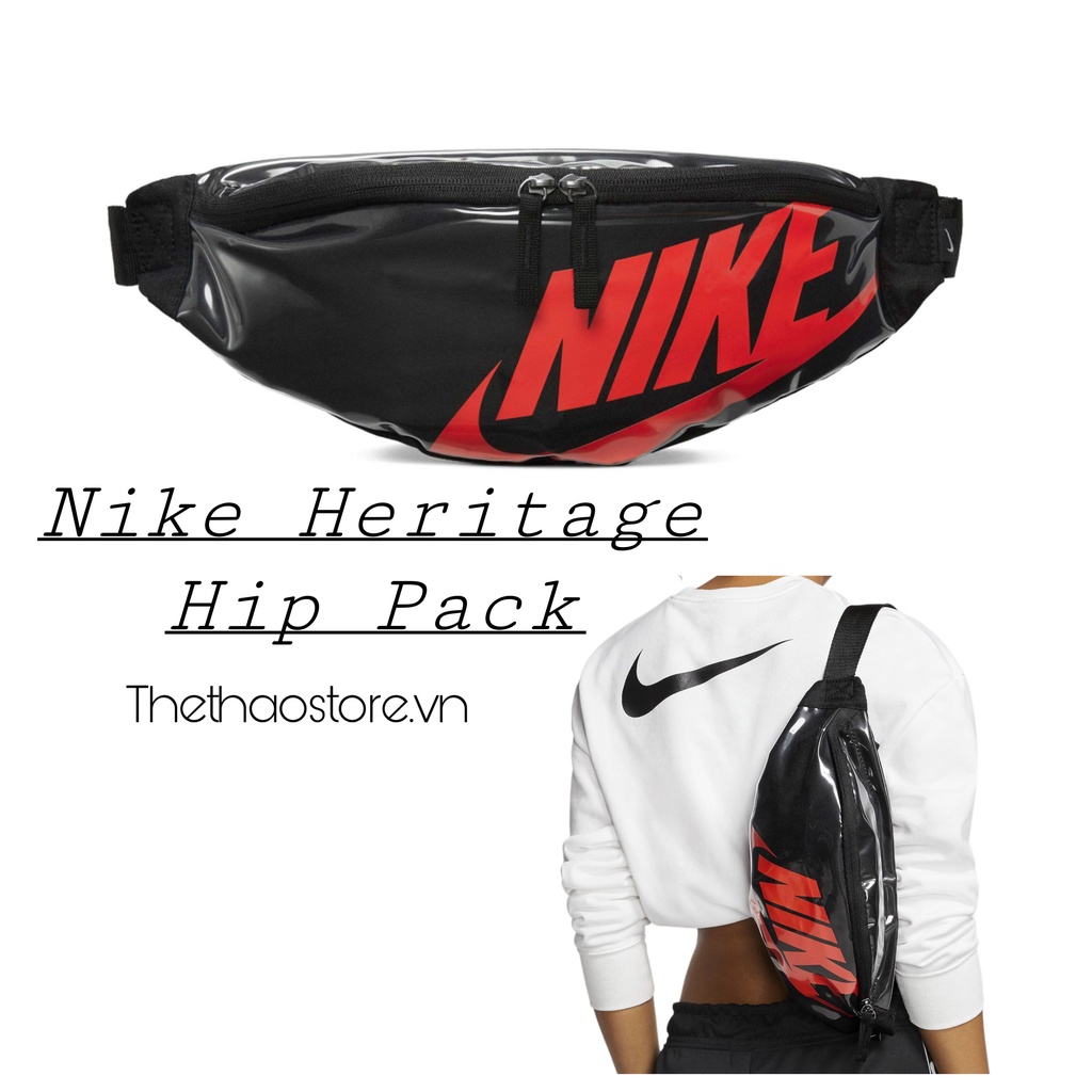 Túi Đeo Chéo Bao Tử Thời Trang Thể Thao Unisex Nam Nữ Nike Heritage Hip Pack - CK7914-010