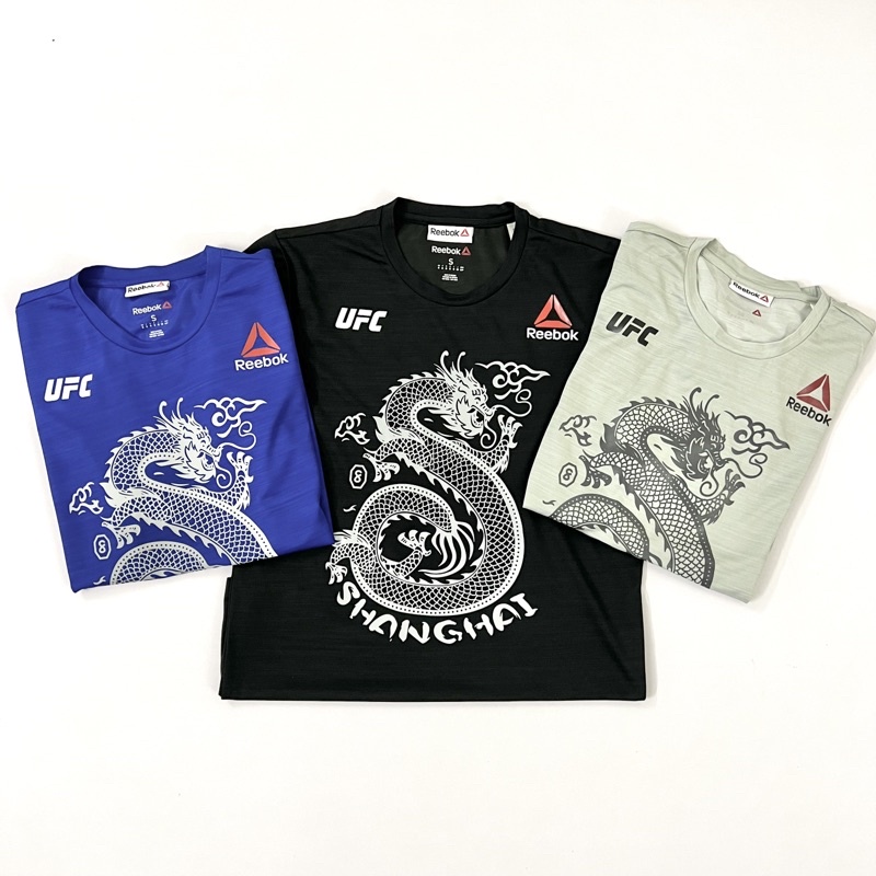 Áo Thun Cộc Tay Thể Thao - Gym - Boxing - Moay Thái Reebok UFC SHANGHAI