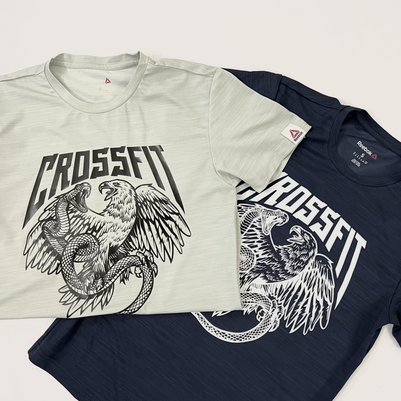 Áo Thun Cộc Tay Thể Thao Gym - Boxing - Moay Thái Reebok Crossfit Trainning Xám