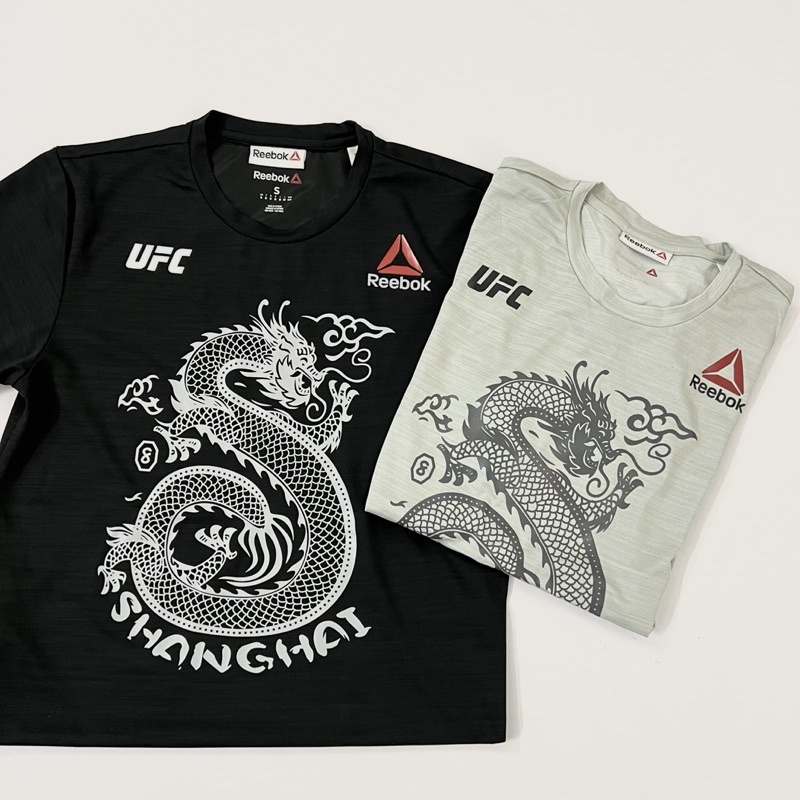Áo Thun Cộc Tay Thể Thao - Gym - Boxing - Moay Thái Reebok UFC SHANGHAI