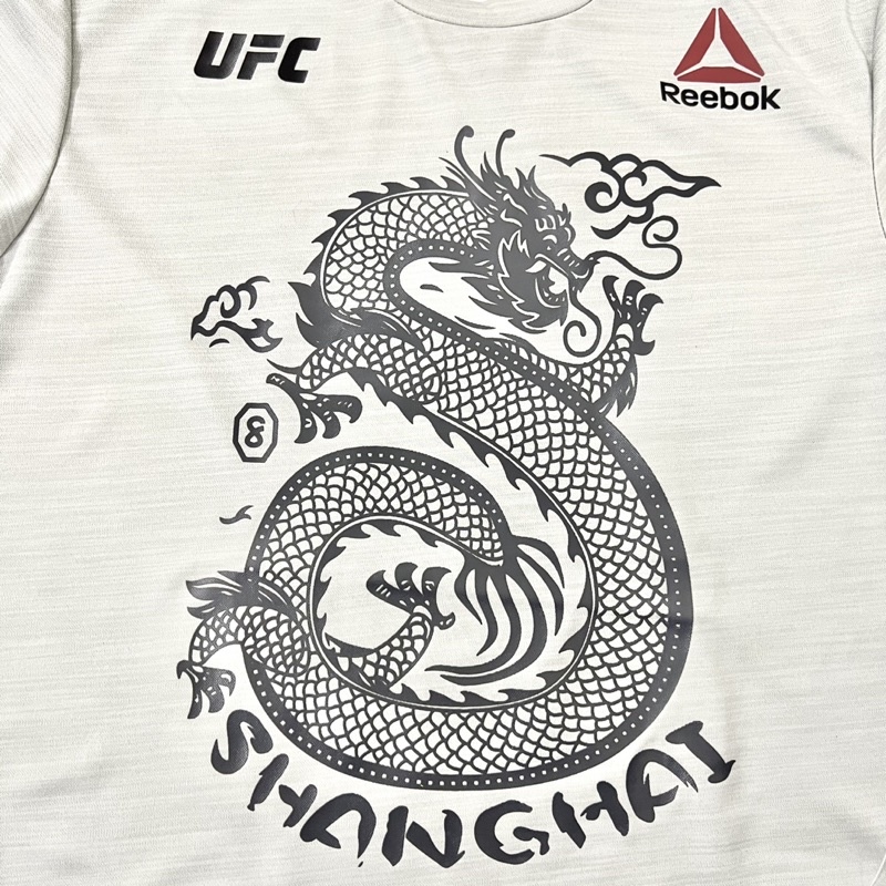 Áo Thun Cộc Tay Thể Thao - Gym - Boxing - Moay Thái Reebok UFC SHANGHAI