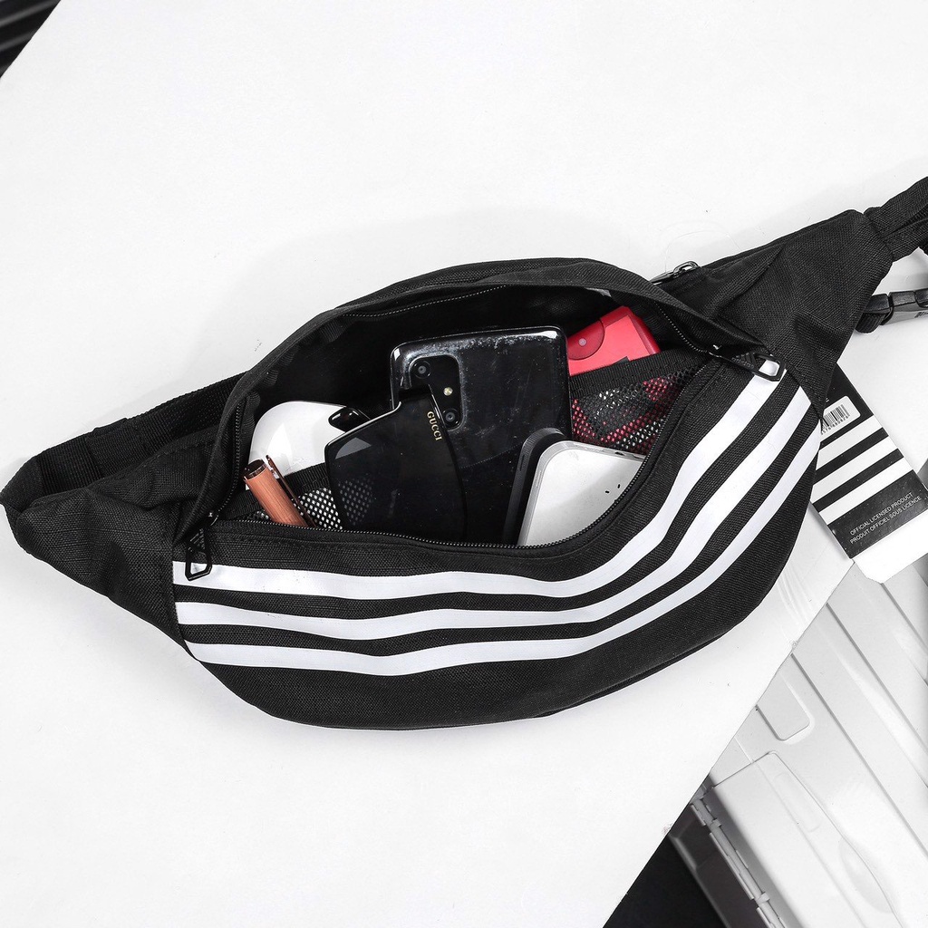 Túi Đeo Chéo Bao Tử Thời Trang Thể Thao Adidas 3-Strips Bag