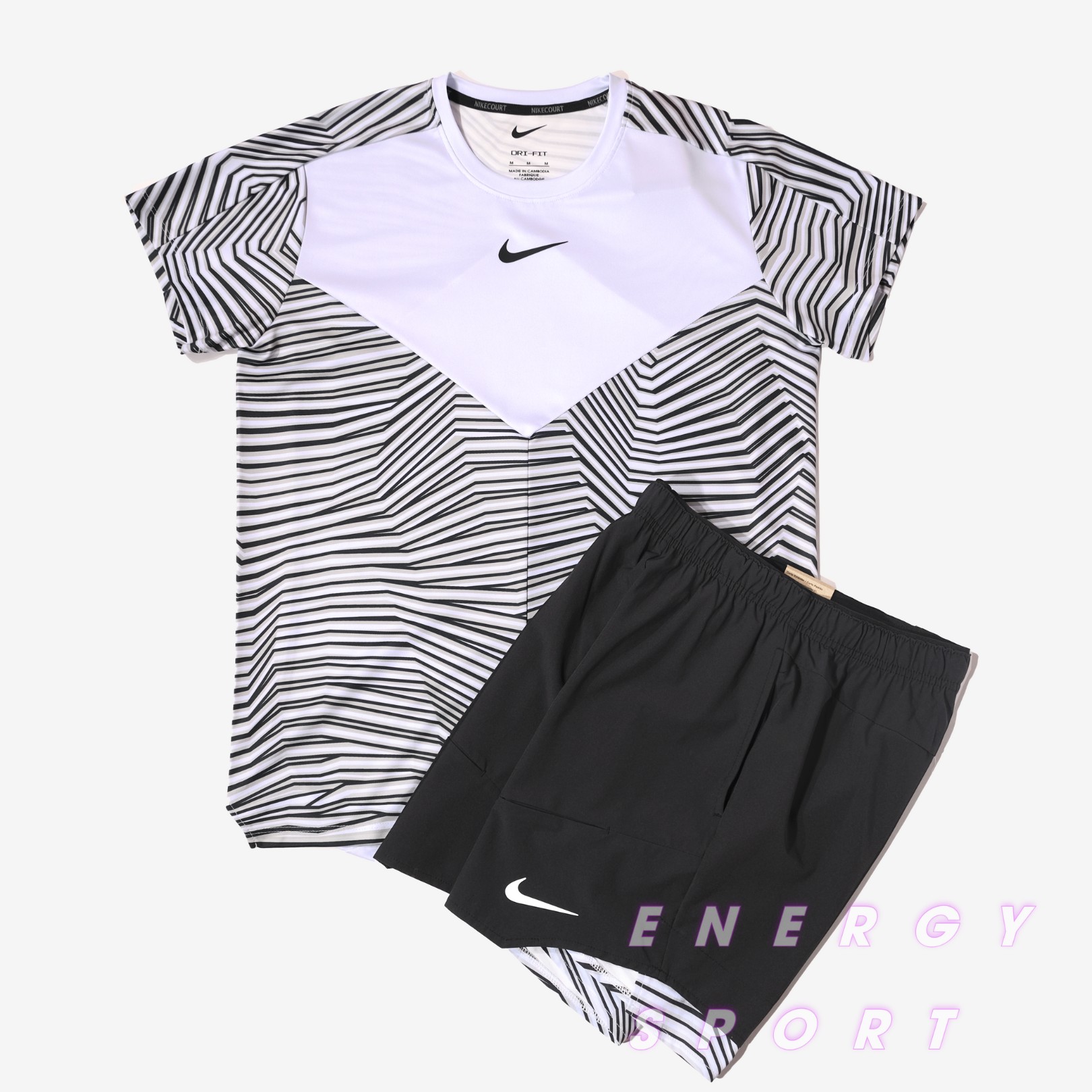 Bộ Quần Áo Thể Thao Tennis Pickleball Nam Court Dri-FIT Slam Paris DV0701-536