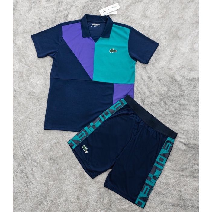 Bộ Quần Áo Thể Thao Nam Lacoste SPORT Color-Block Ultra-Dry Tennis