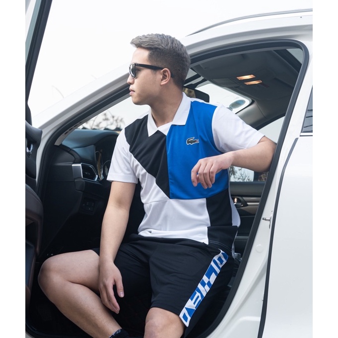Bộ Quần Áo Thể Thao Nam Lacoste SPORT Color-Block Ultra-Dry Tennis