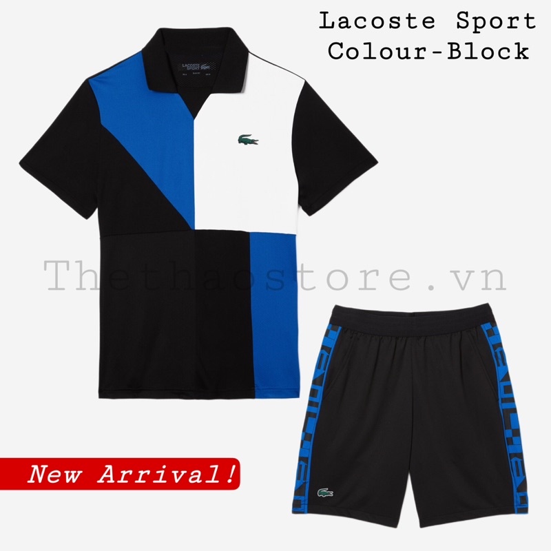 Bộ Quần Áo Thể Thao Nam Lacoste SPORT Color-Block Ultra-Dry Tennis