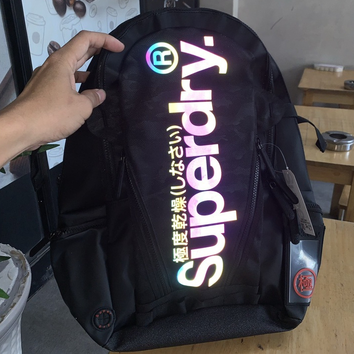 Balo Thời Trang - Đi học - Du lịch tiện ích Superdry Camo Reflective Tarp Backpack