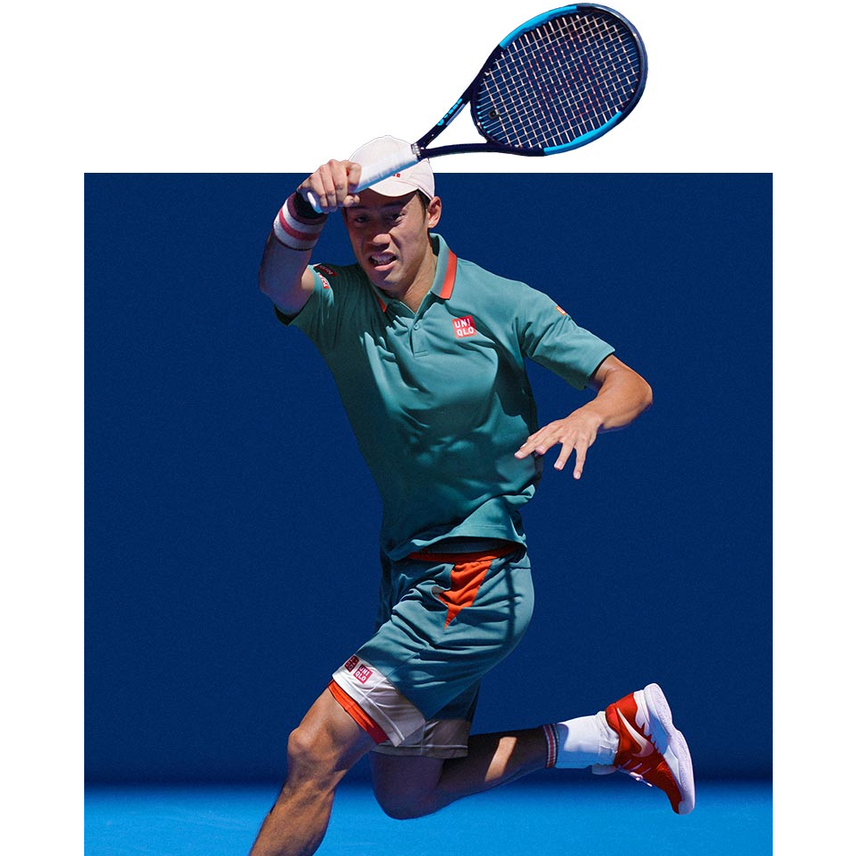 Bộ Quần Áo Thể Thao Nam Uniqlo Tennis Kei Nishikori Australia