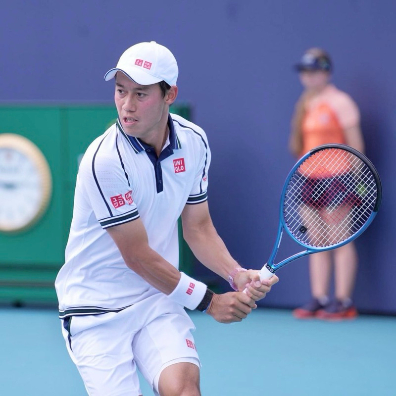 Bộ Quần Áo Thể Thao Tennis Uniqlo Kei Nishikori 2024