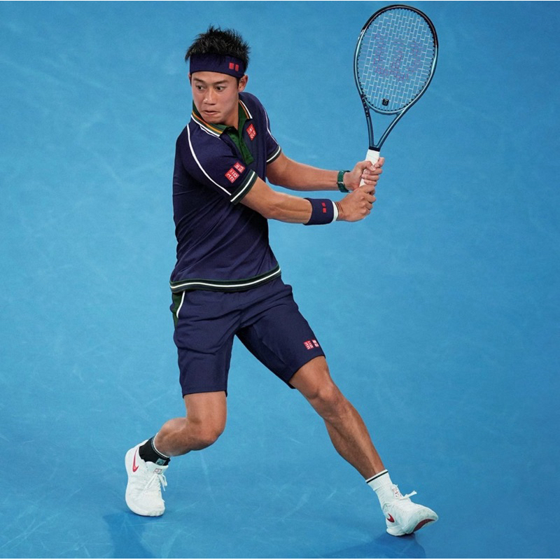 Bộ Quần Áo Thể Thao Tennis Uniqlo Kei Nishikori 2024