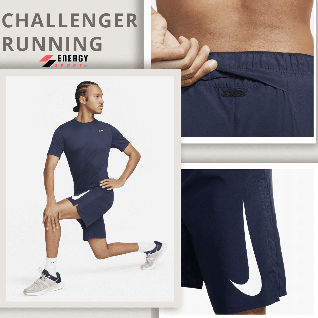 Quần Short Thể Thao Nam NK Challenger Running DX0904-451