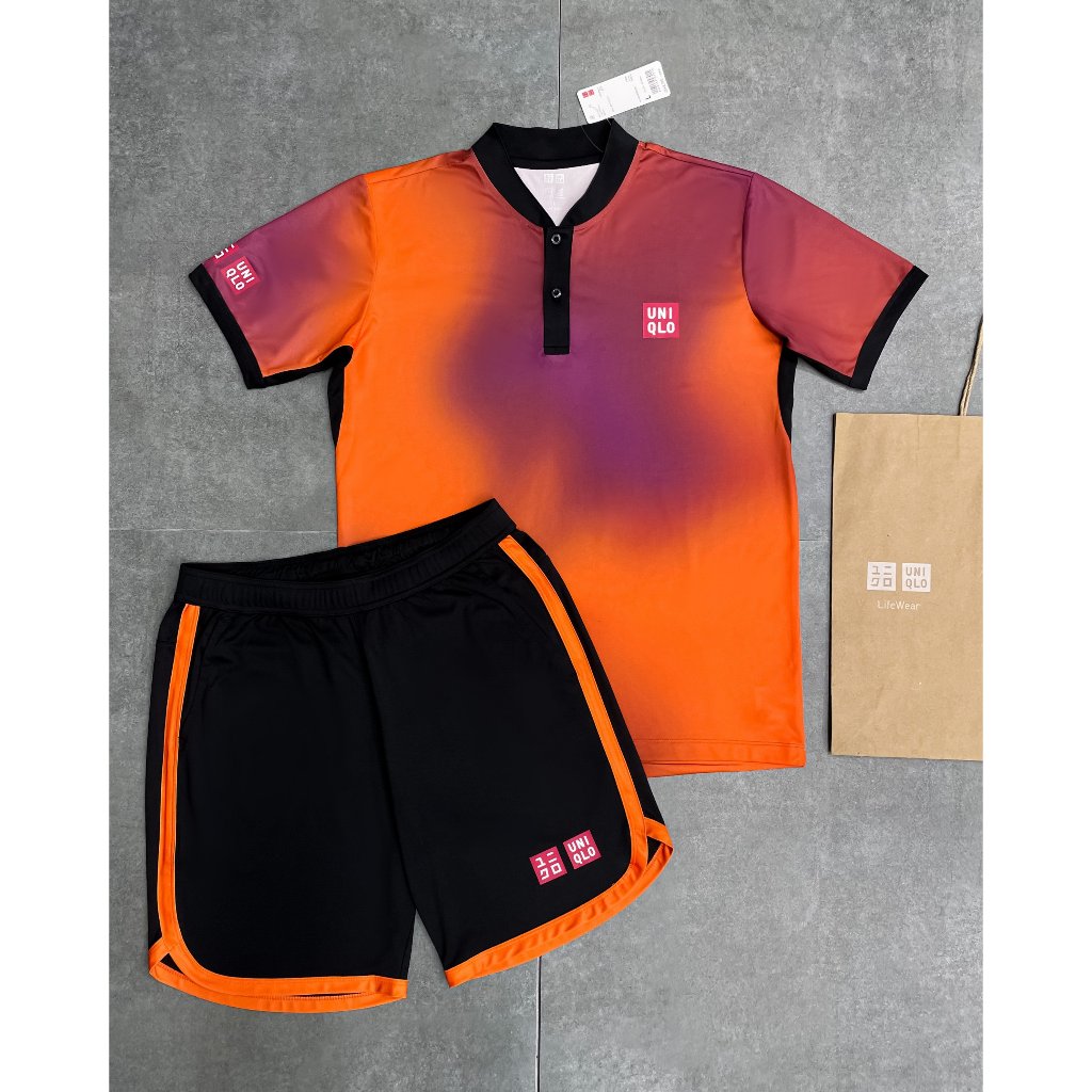 Bộ Quần Áo Thể Thao Nam Uniqlo Tennis Kei-Nishikori 2024
