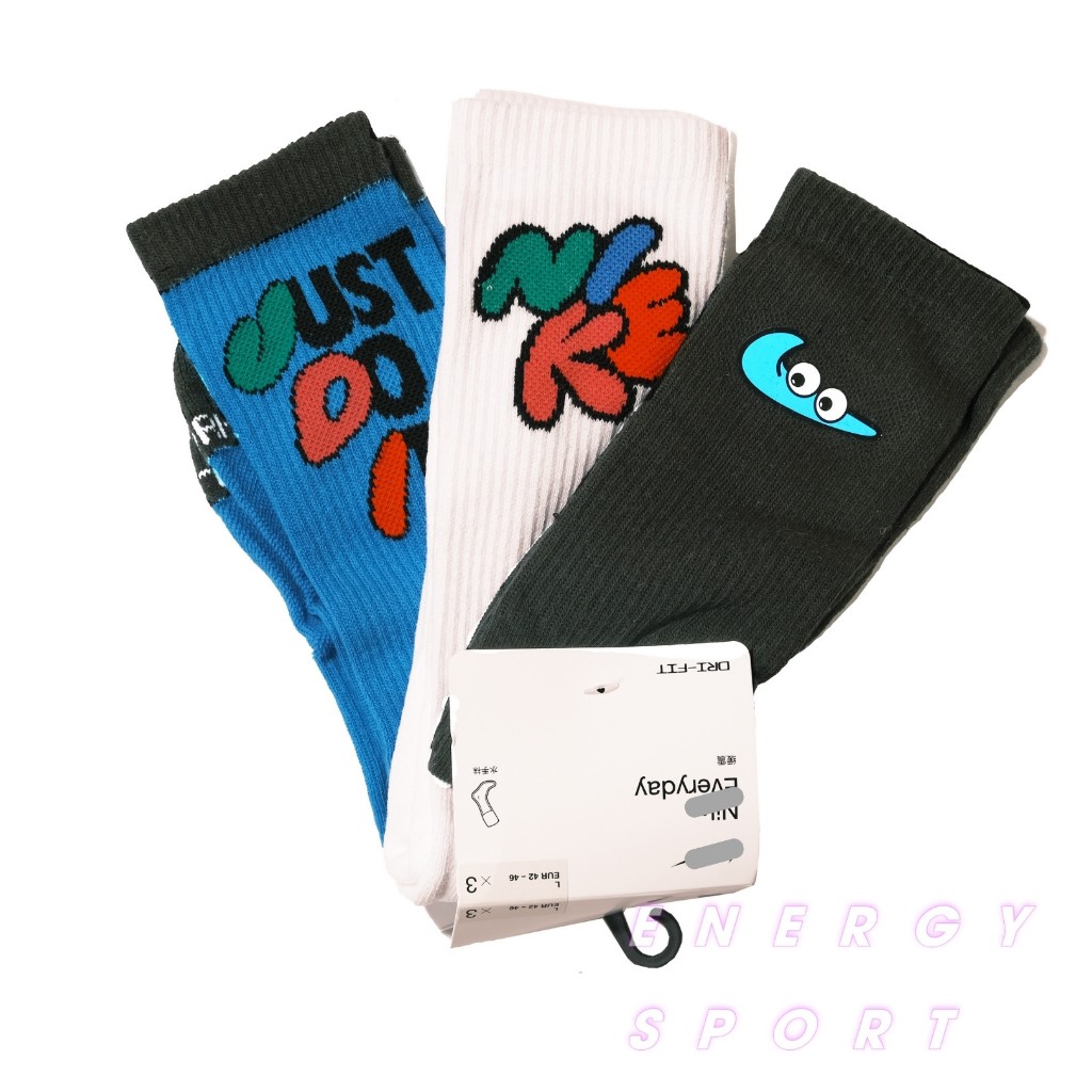 Vớ/ Tất Nike Sportswear Dri-FIT Everyday Plus Cushioned Chính Hãng