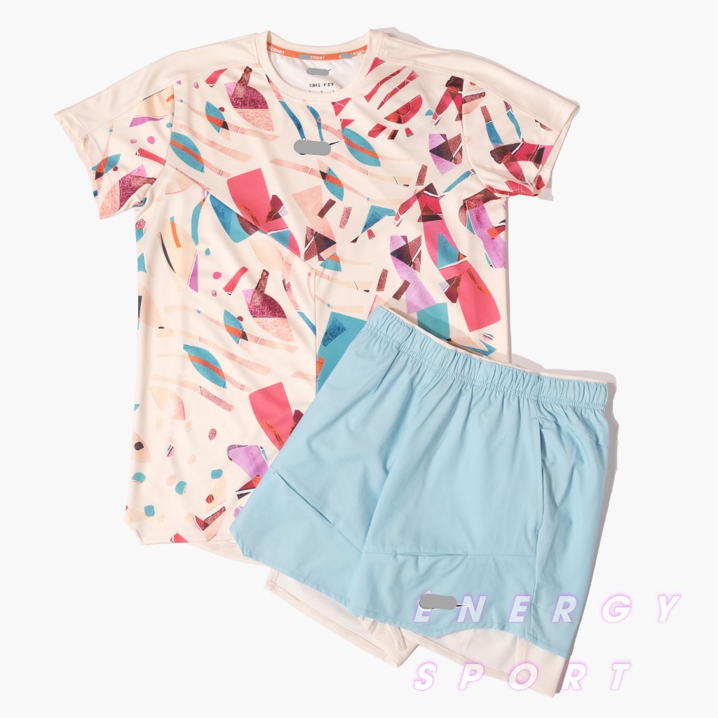 Bộ Quần Áo Thể Thao Tennis Pickleball Nam NK Court Dri-FIT Slam DX5526-113