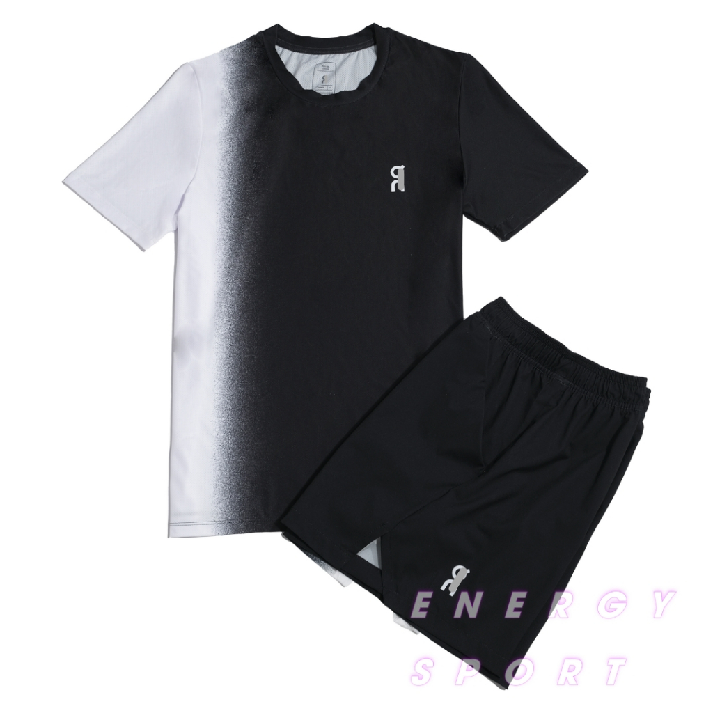 Bộ Quần Áo Thể Thao Tennis Pickleball Cộc Tay Thoáng Mát ON Court - Đen