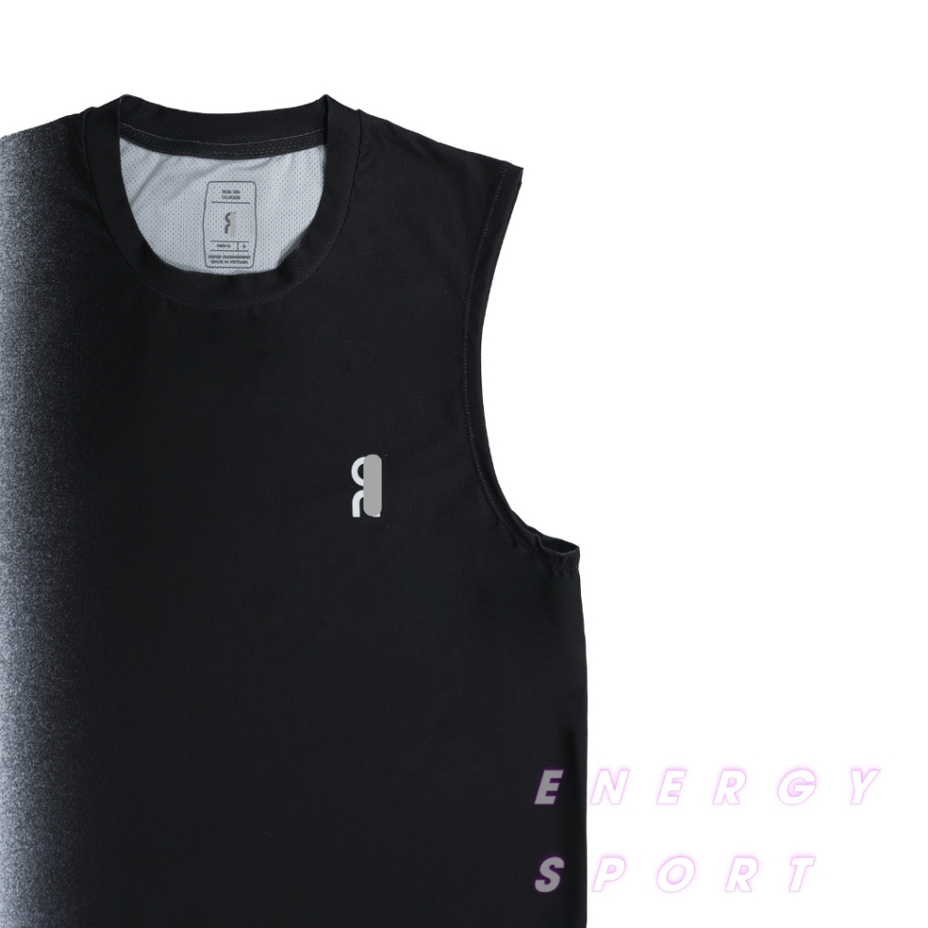 Bộ Quần Áo Thể Thao Tennis Pickleball Sát Nách Thoáng Mát ON Court - Đen