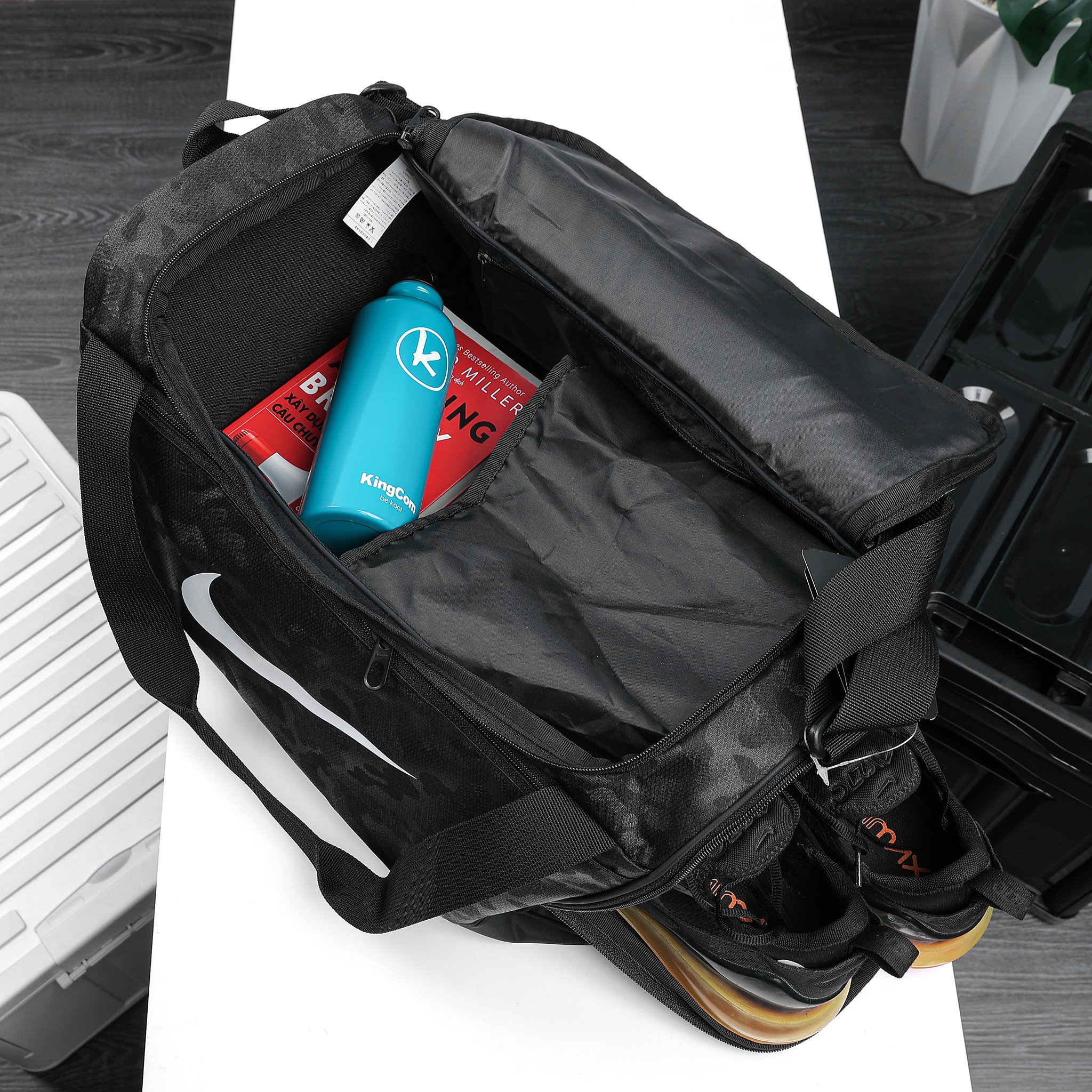 Túi Trống GYM - Thể Thao - Du Lịch Nike Brasilia Duffel Camo - DA8304