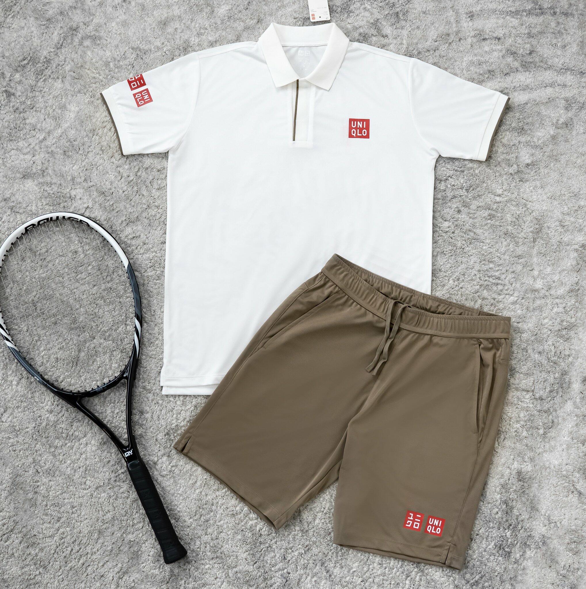 Bộ Quần Áo Thể Thao Uniqlo Tennis Roger Federer Wimbledon 19