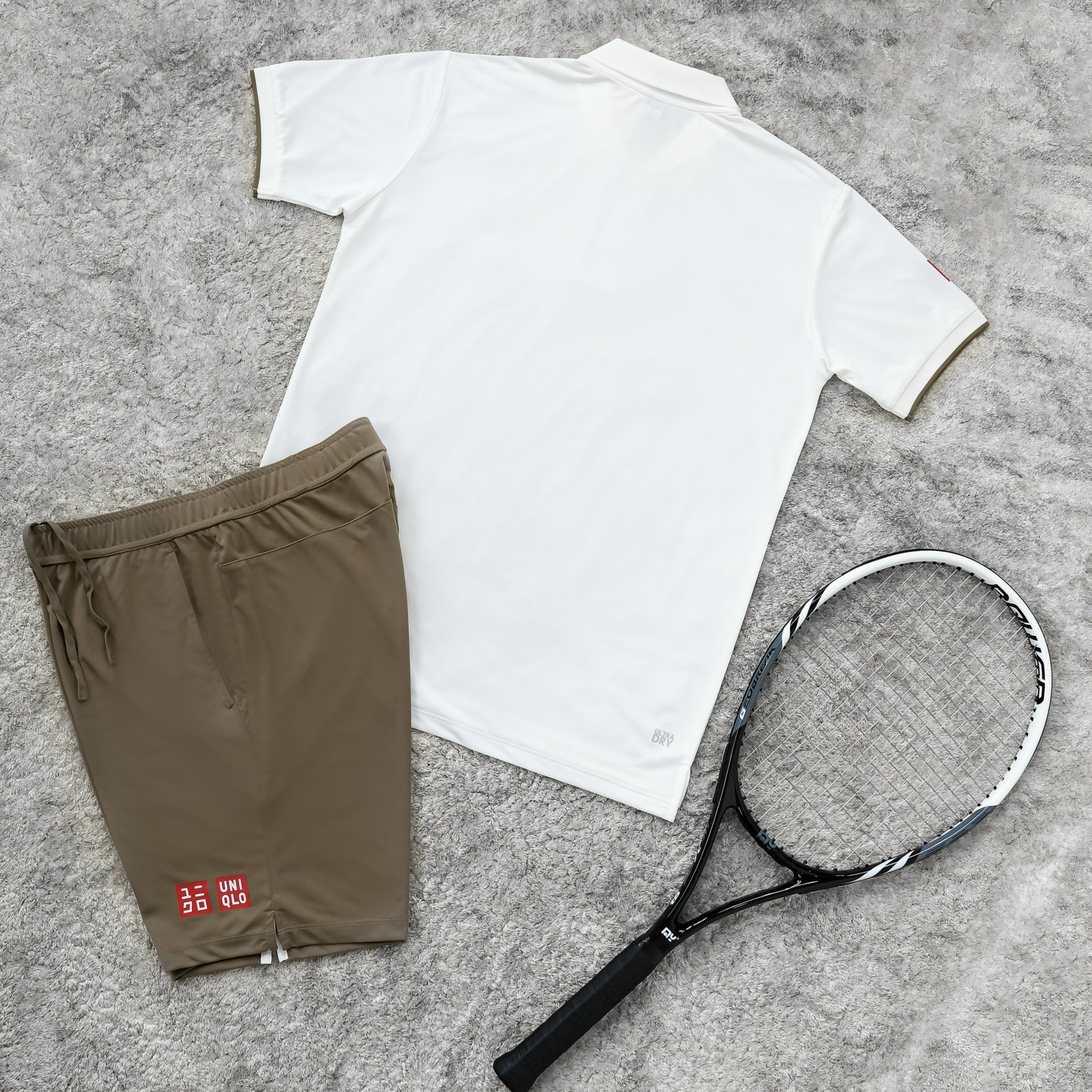 Bộ Quần Áo Thể Thao Uniqlo Tennis Roger Federer Wimbledon 19