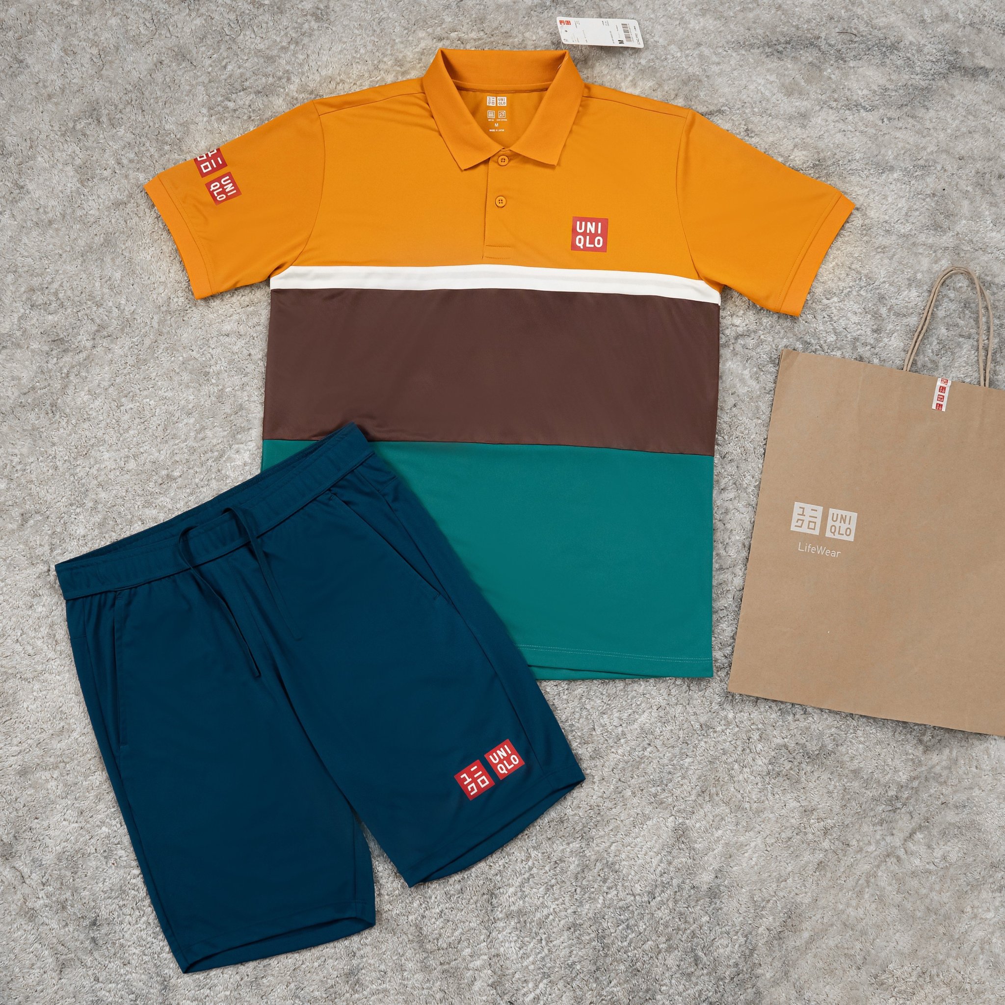 Bộ Quần Áo Thể Thao Nam Uniqlo Tennis Kei Nishikori