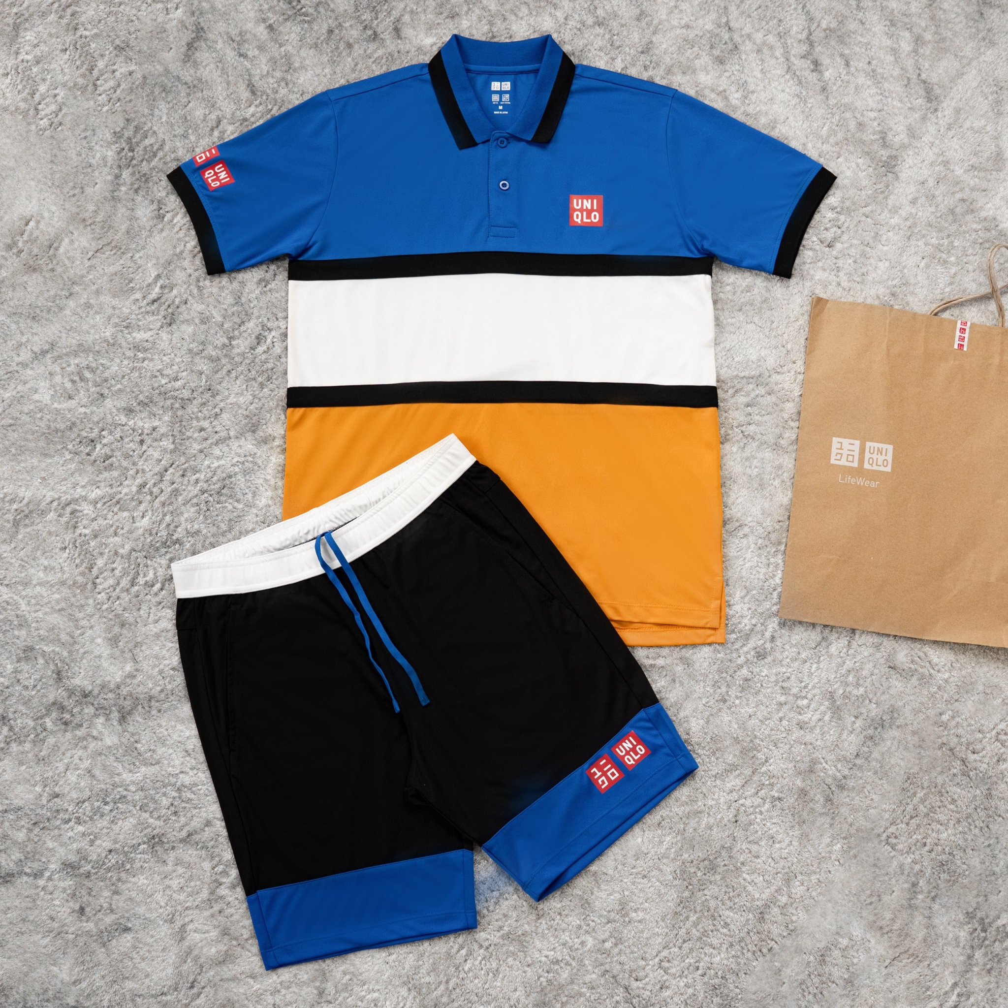 Bộ Quần Áo Thể Thao Nam Uniqlo Tennis Kei Nishikori