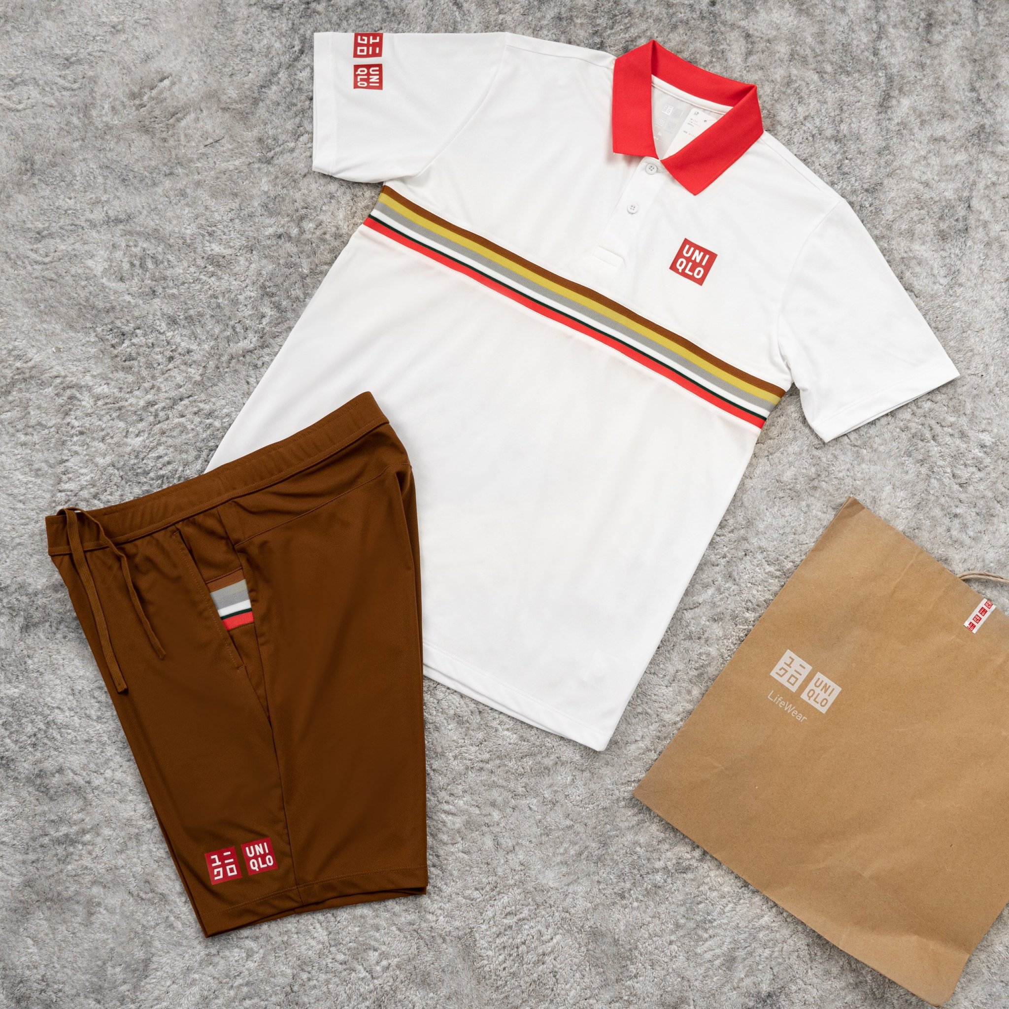 Bộ Quần Áo Thể Thao Nam Uniqlo Tennis Kei Nishikori