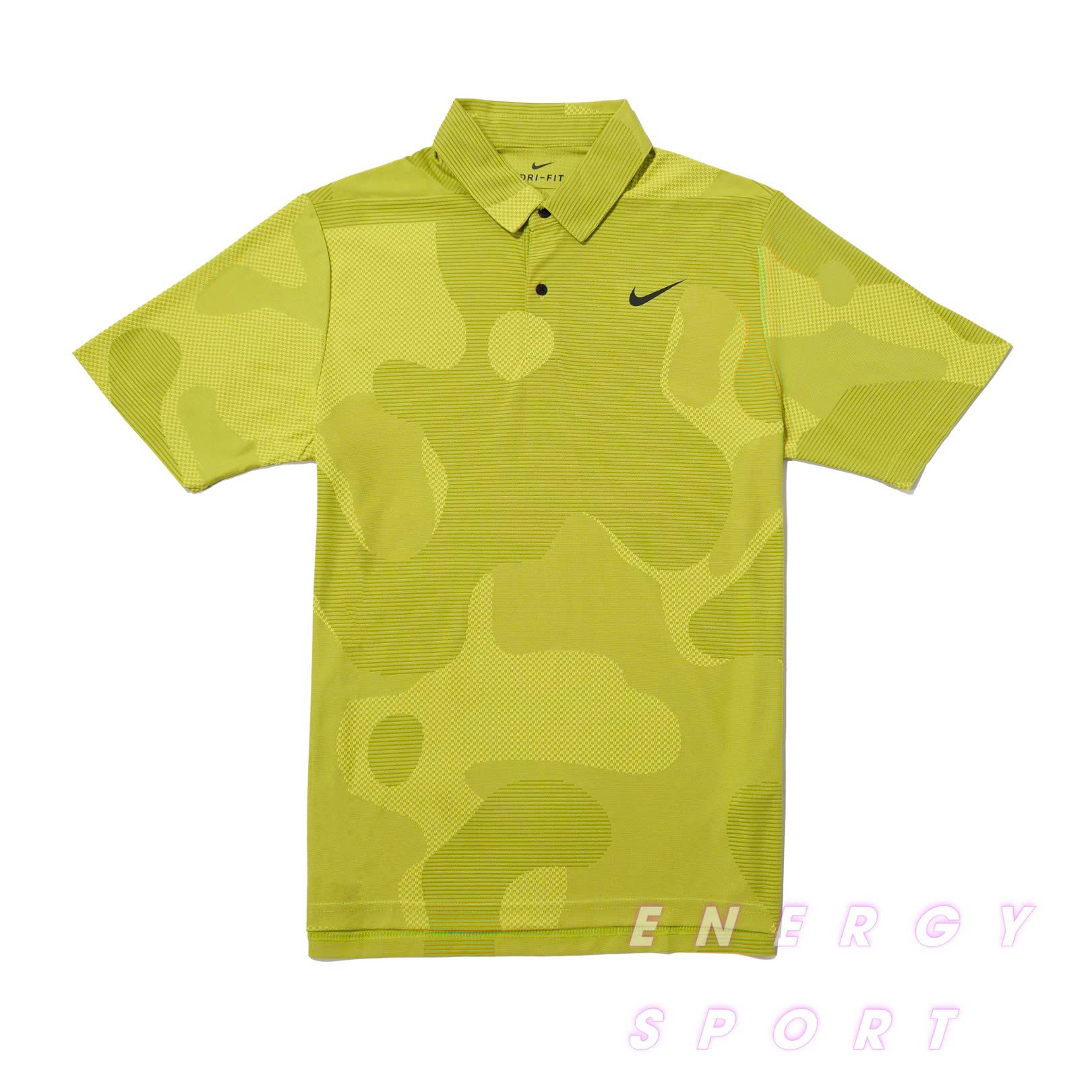 Áo Thun Polo Nam NK Dri-FIT ADV Tour Camo Golf - Xanh lá