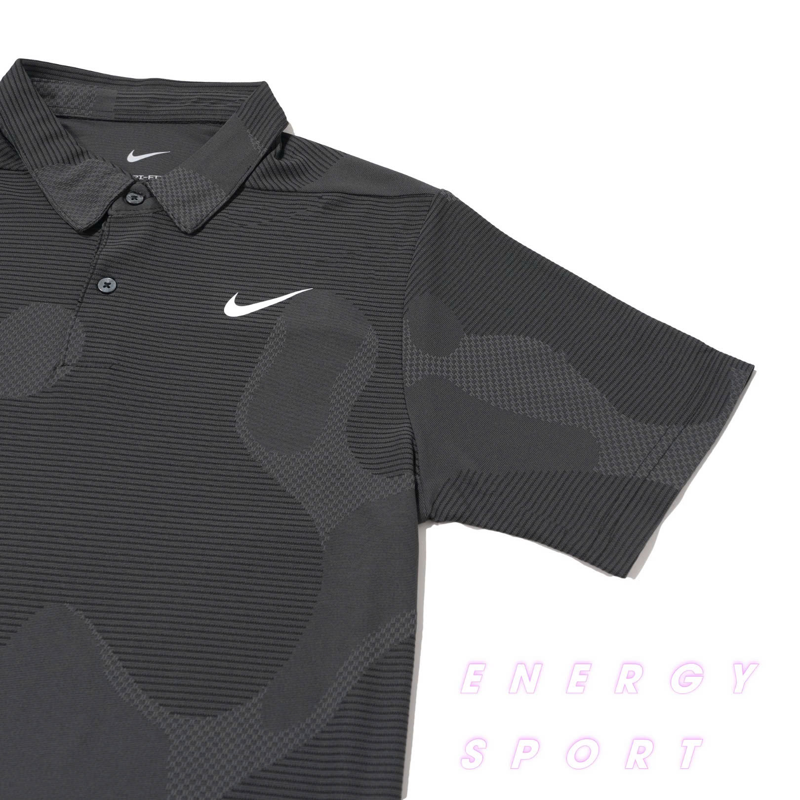 Áo Thun Polo Thể Thao Nam Nike Dri-FIT ADV Tour Camo Golf - Đen