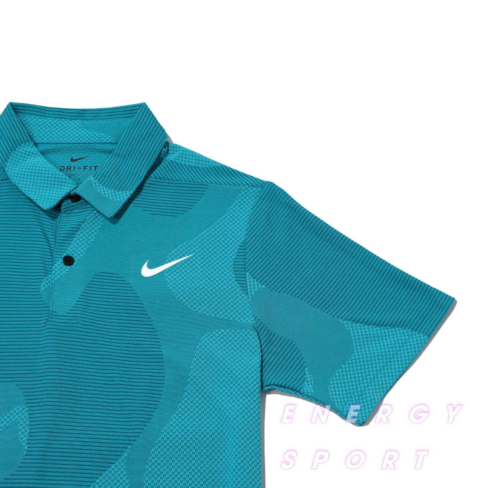 Áo Thun Polo Thể Thao Nam Nike Dri-FIT ADV Tour Camo Golf - Xanh