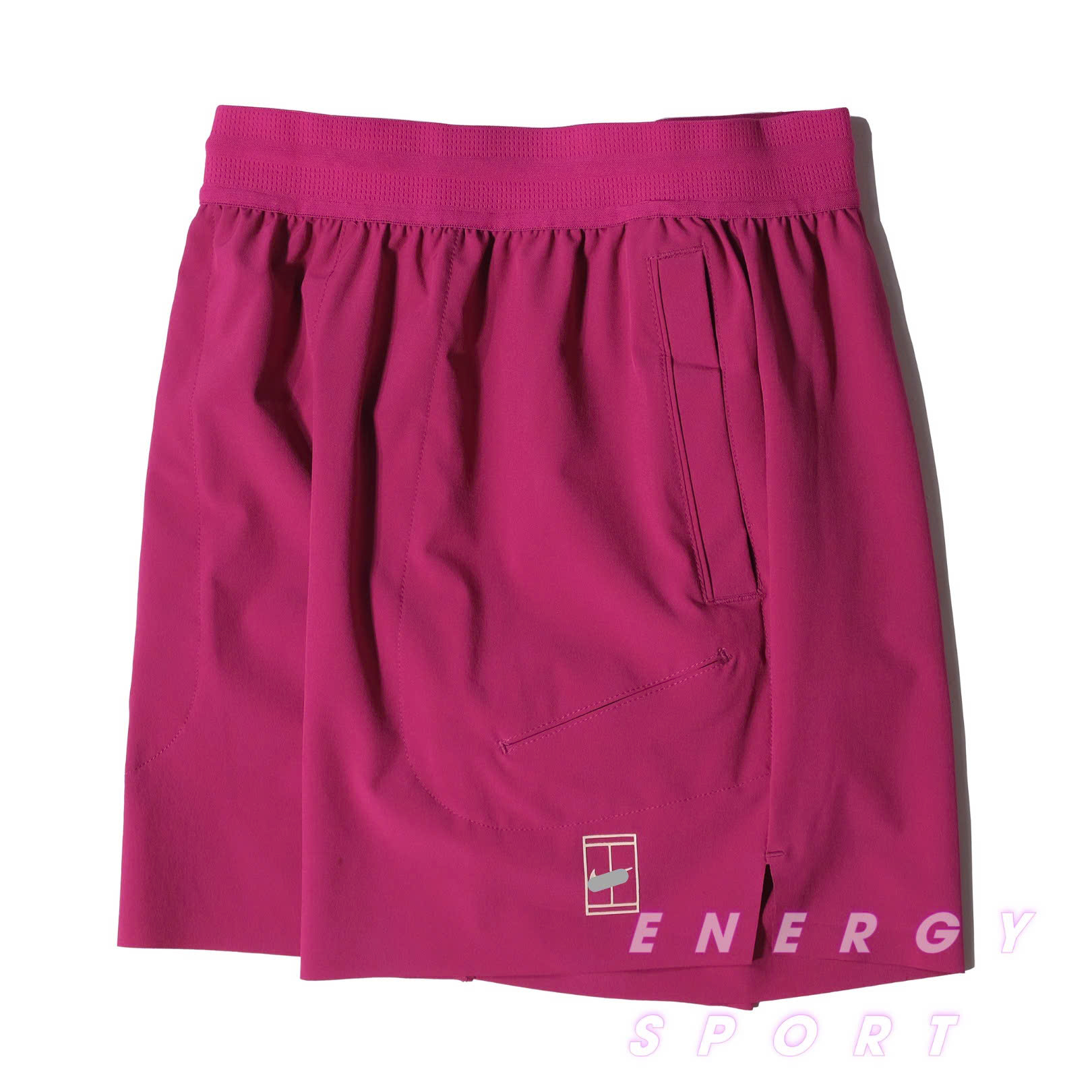 Quần Short Thể Thao Tennis Pickleball Thoáng Khí NK Cao Cấp - Đỏ Đô