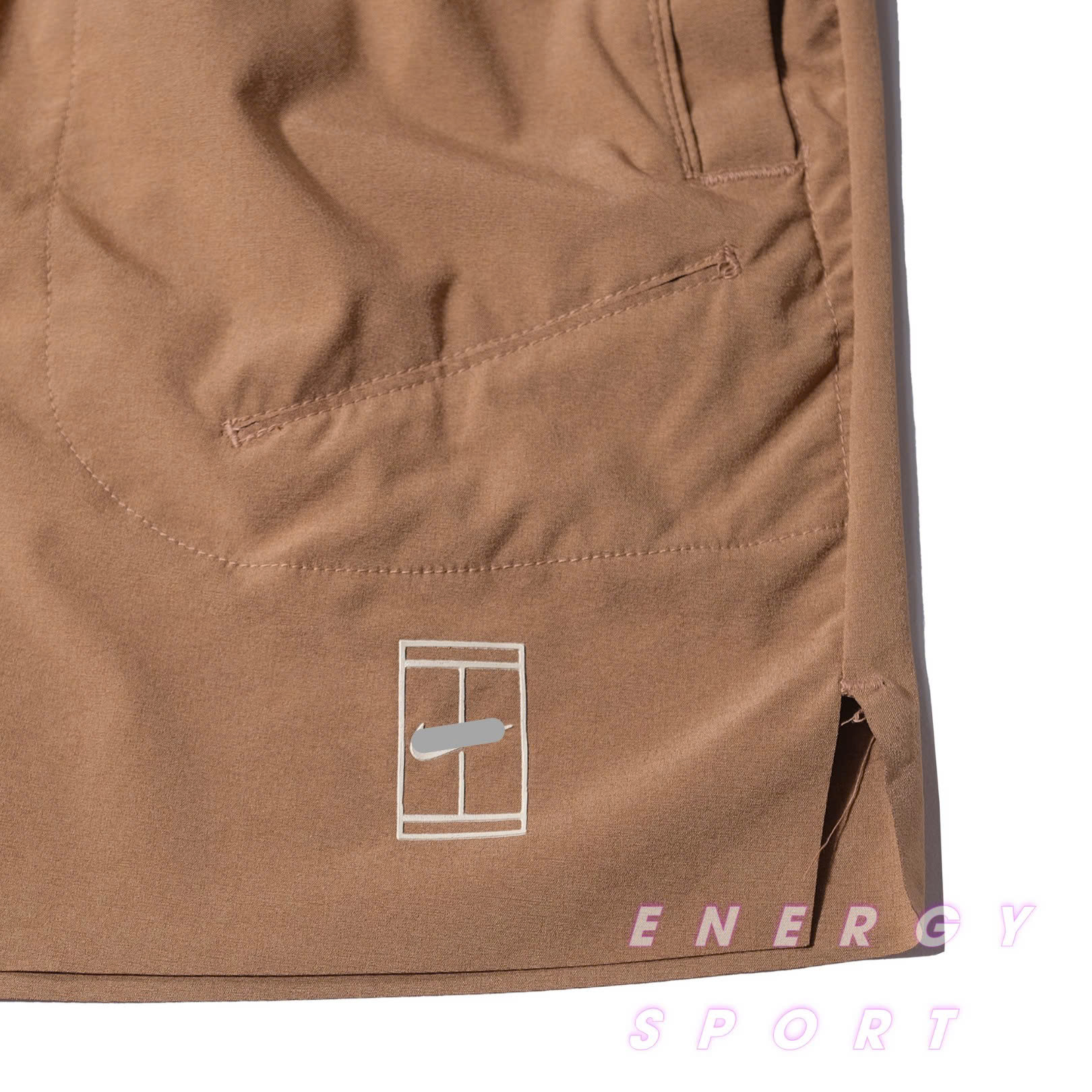 Quần Short Thể Thao Tennis Pickleball Thoáng Khí NK Cao Cấp - Nâu