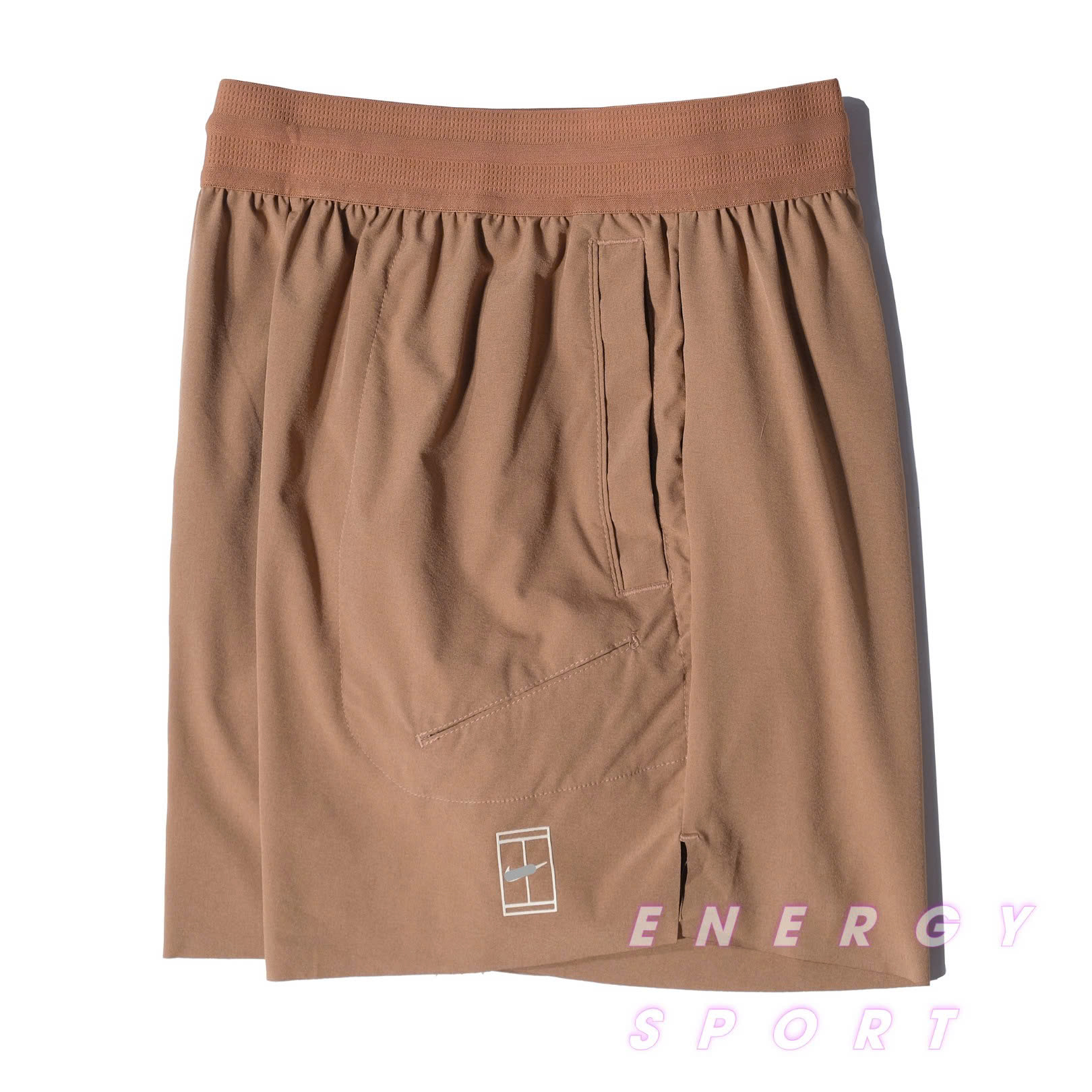 Quần Short Thể Thao Tennis Pickleball Thoáng Khí NK Cao Cấp - Nâu