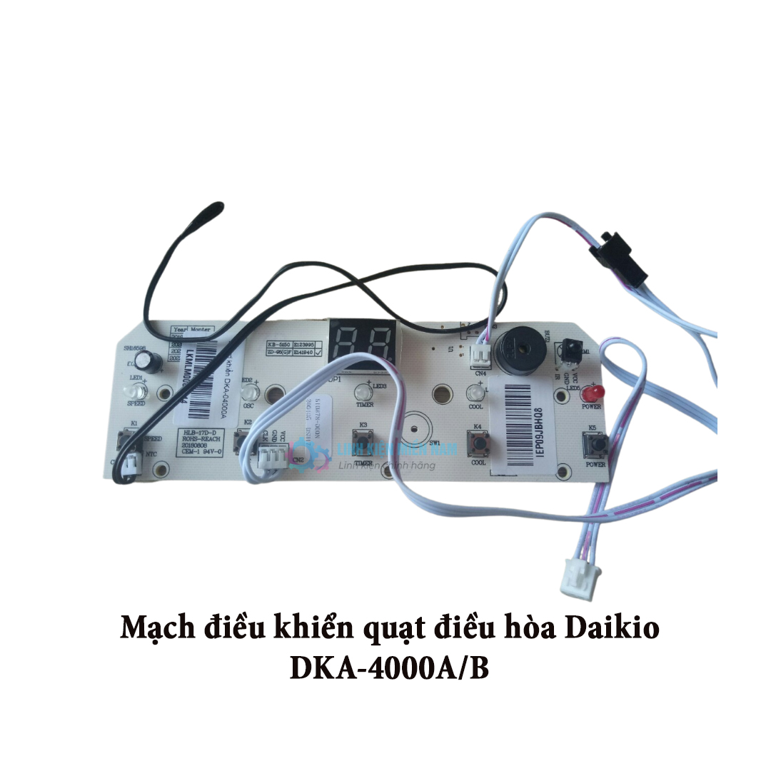 Mạch điều khiển quạt điều hòa Daikiosan DKA-4000A 4000B
