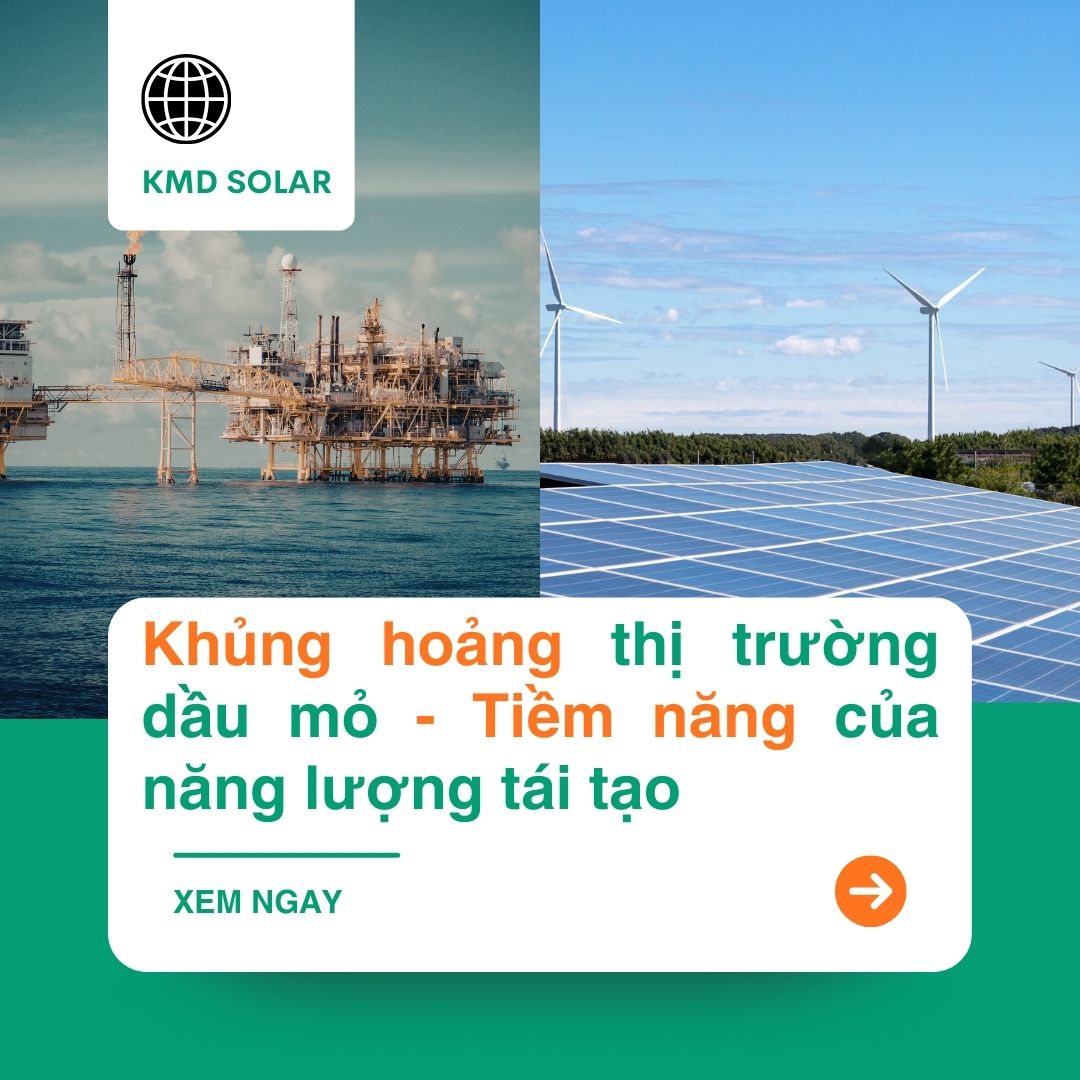 Khủng hoảng thị trường dầu mỏ - Tiềm năng của năng lượng tái tạo
