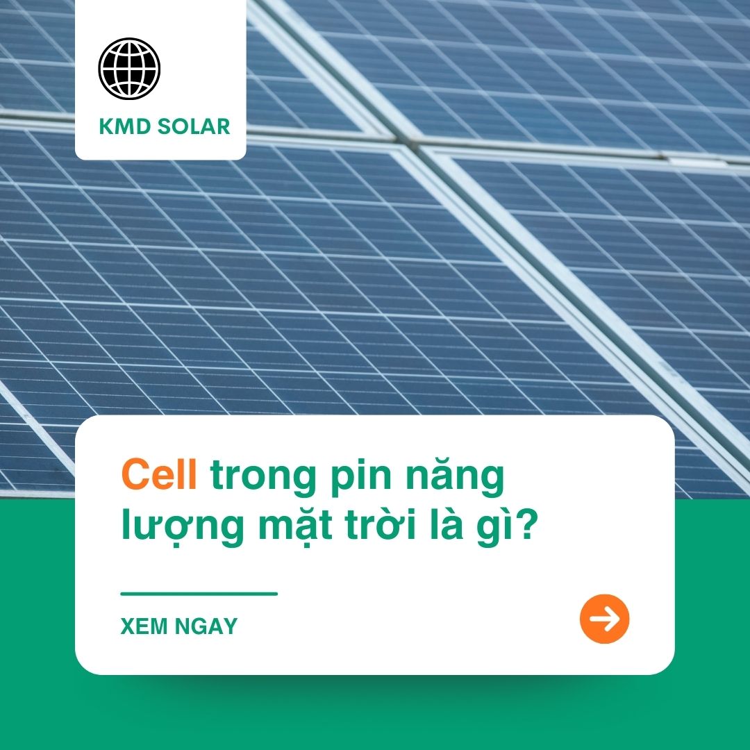 Cell trong pin năng lượng mặt trời là gì?
