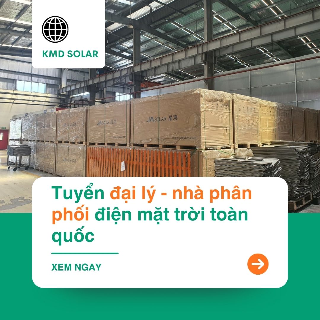 Tuyển đại lý - nhà phân phối điện mặt trời toàn quốc