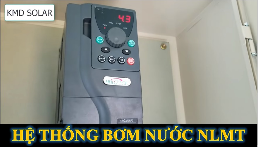 HỆ THỐNG BƠM NƯỚC BẰNG ĐIỆN MẶT TRỜI