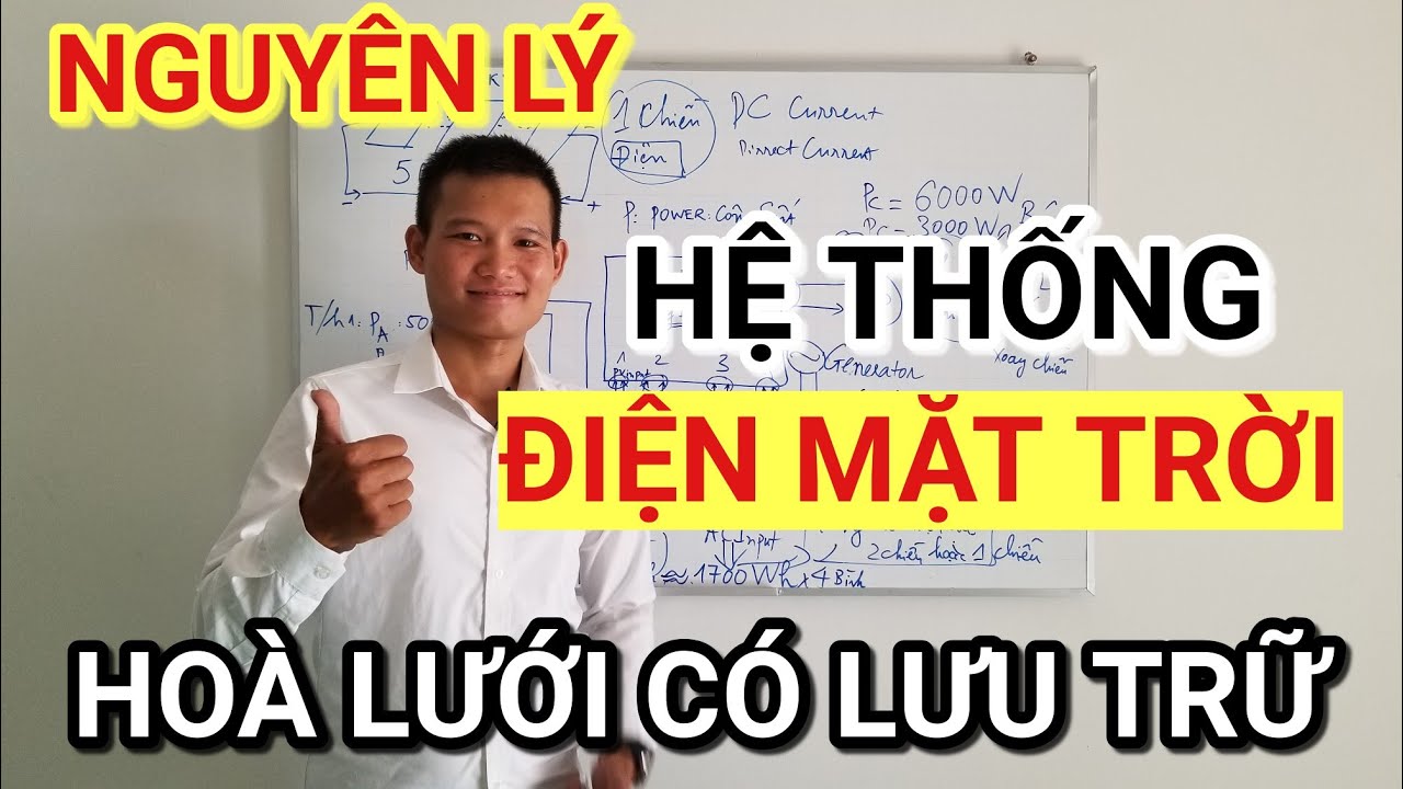 HỆ THỐNG ĐIỆN NĂNG LƯỢNG MẶT TRỜI HÒA LƯỚI - CÓ LƯU TRỮ HYBRID