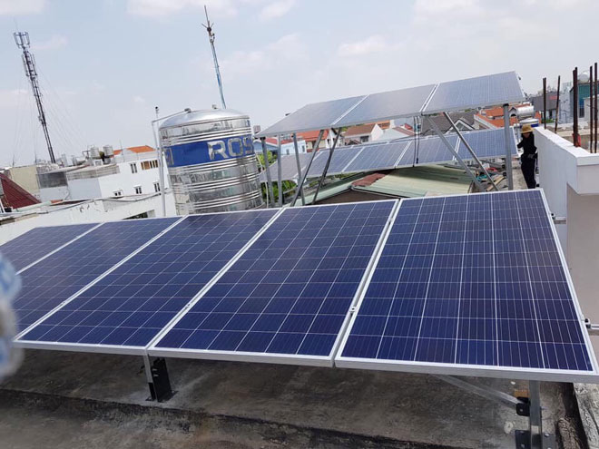 Lắp đặt điện năng lượng mặt trời giá tốt chất lượng tại quận 12 – HCM