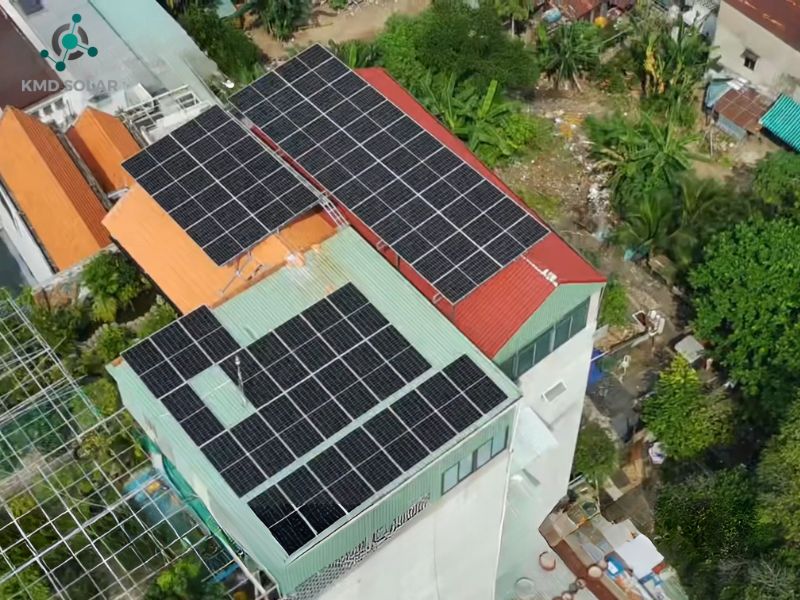 Lắp đặt hệ thống điện mặt trời 30kW cho nhà trọ tại Quận Tân Phú, TP.HCM