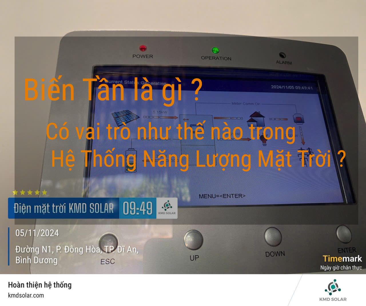 Biến Tần là gì ? Có vai trò như thế nào Hệ Thống Năng Lượng Mặt Trời ?