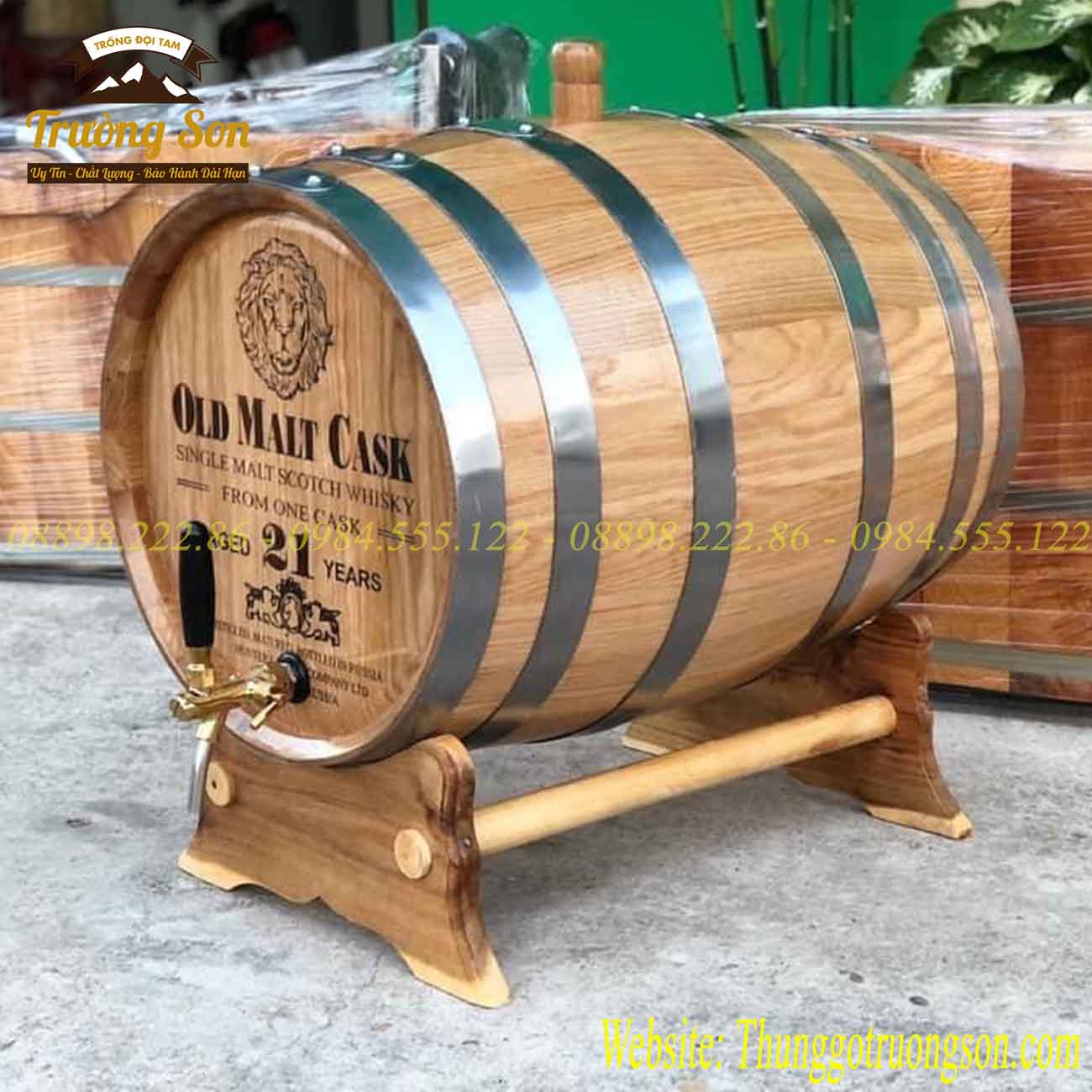 Tuổi thọ của thùng gỗ sồi