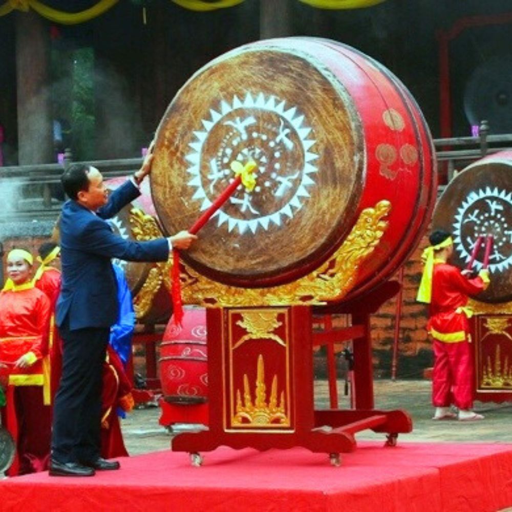 Mua trống đình chùa Hưng Yên. Vang vọng nét đẹp văn hóa nghìn năm