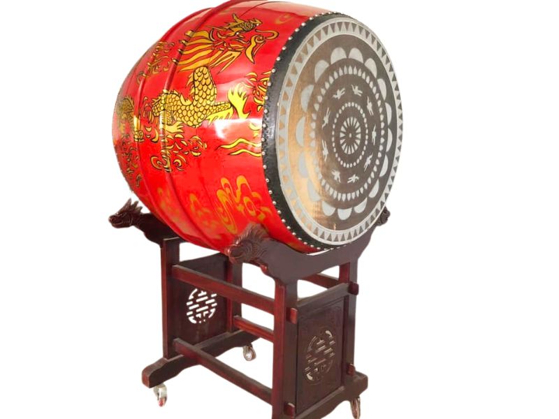 Trống đình chùa Quảng Nam – Địa chỉ làm trống chùa gỗ mít da trâu truyền thống, chất lượng cao