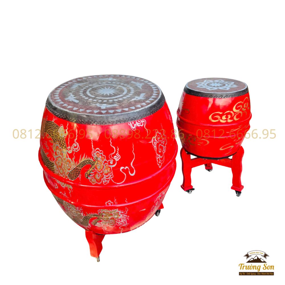 Trống đình chùa Quảng Ngãi – Địa chỉ làm trống chùa gỗ mít da trâu truyền thống uy tín
