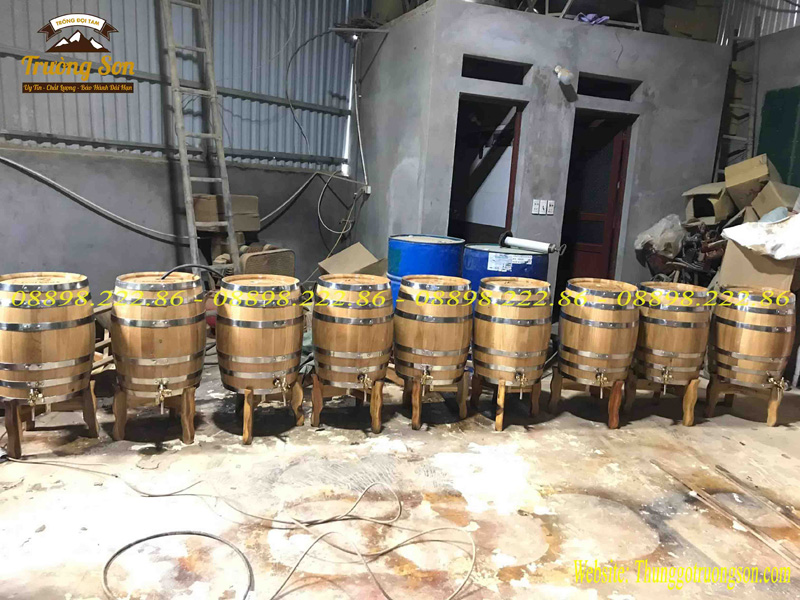 Trường Sơn chuyên sản xuất và cung cấp thùng rượu gỗ 