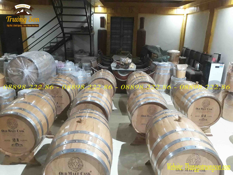 Xưởng sản xuất thùng gỗ sồi tại Cao BẰNG