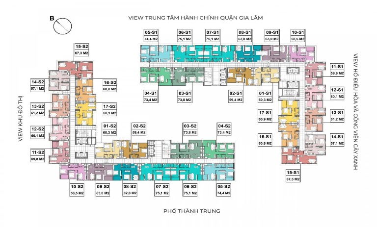 Tổng hợp Hàng bán và cho thuê Chung cư Hanhomes Blue Star Trâu Quỳ, Gia Lâm, Hà Nội.